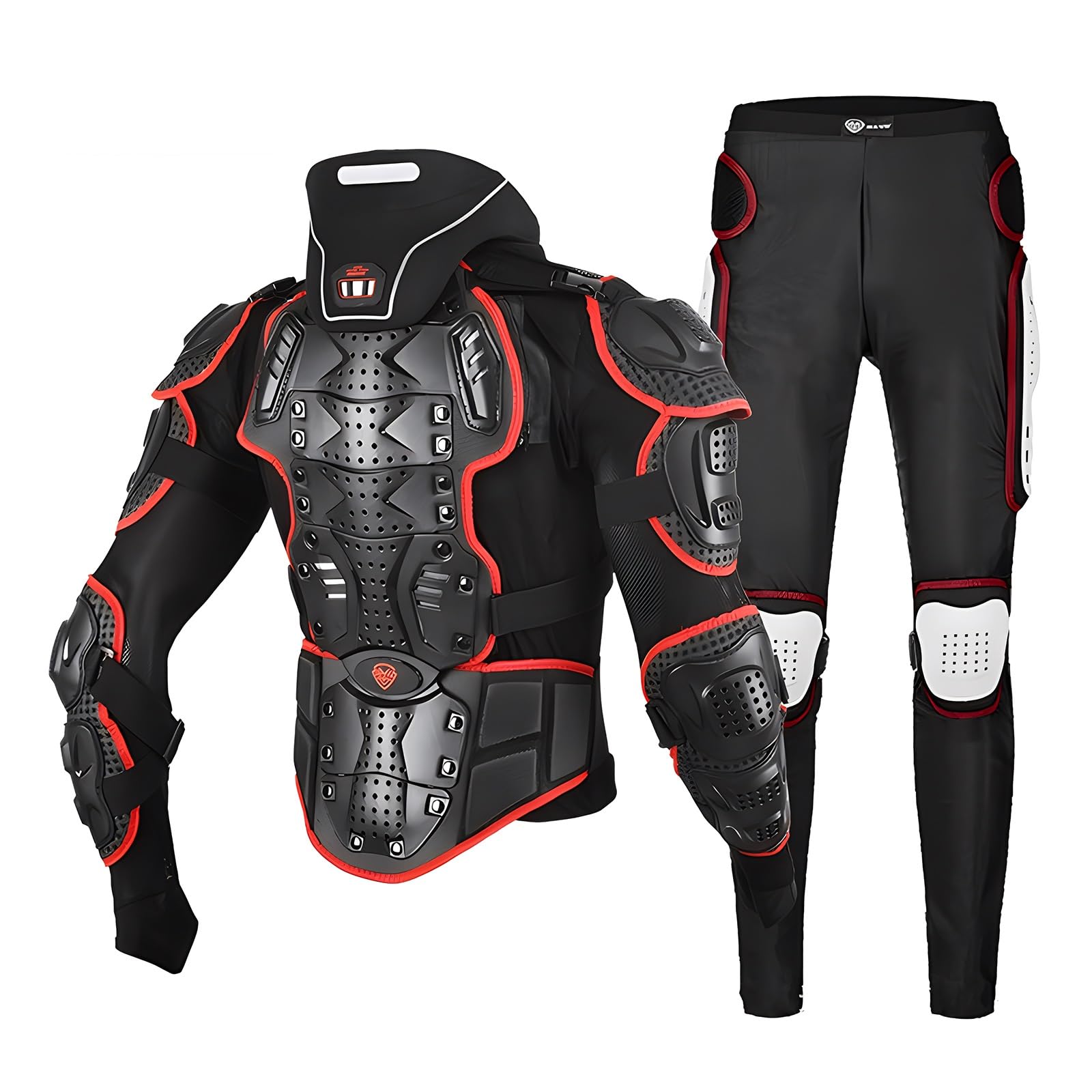 Motocyklowa kurtka ochronna z opancerzoną ochroną szyi, sport uliczny, motocrossowy, kurtka, odzież wyścigowa, ochrona sprzętu, ochraniacze na kolana, ochraniacze na łokcie, ochraniacze na klatkę
