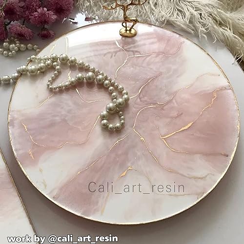 Miniatura 8 de RESINWORLD Molde de bandeja grande XL de 14 pulgadas x 2 pulgadas de profundidad, bandeja de silicona brillante para fundición de resina epoxi, ramo