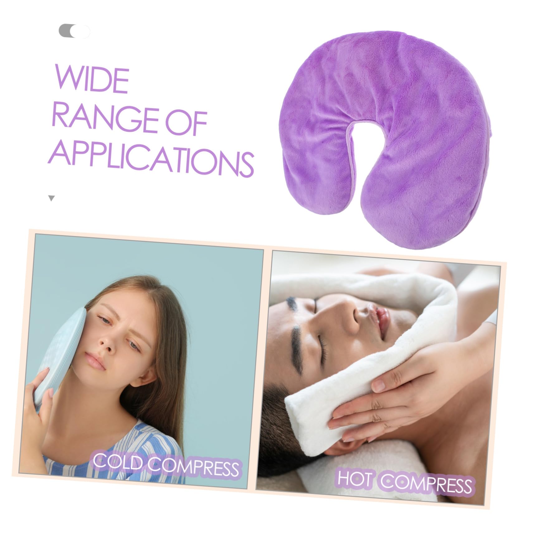 Yardenfun Masque pour Yeux Lavande Pondéré Masque de Thérapie Froid pour Dormir Soulagement des Yeux Secs Céphalées et pour Détente Voyage