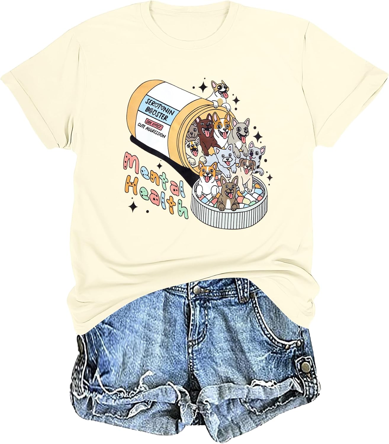 Mental Health Matters Graphic T Shirt for Women Oversized Therapist Psychologist Short Sleeve Tee Tops