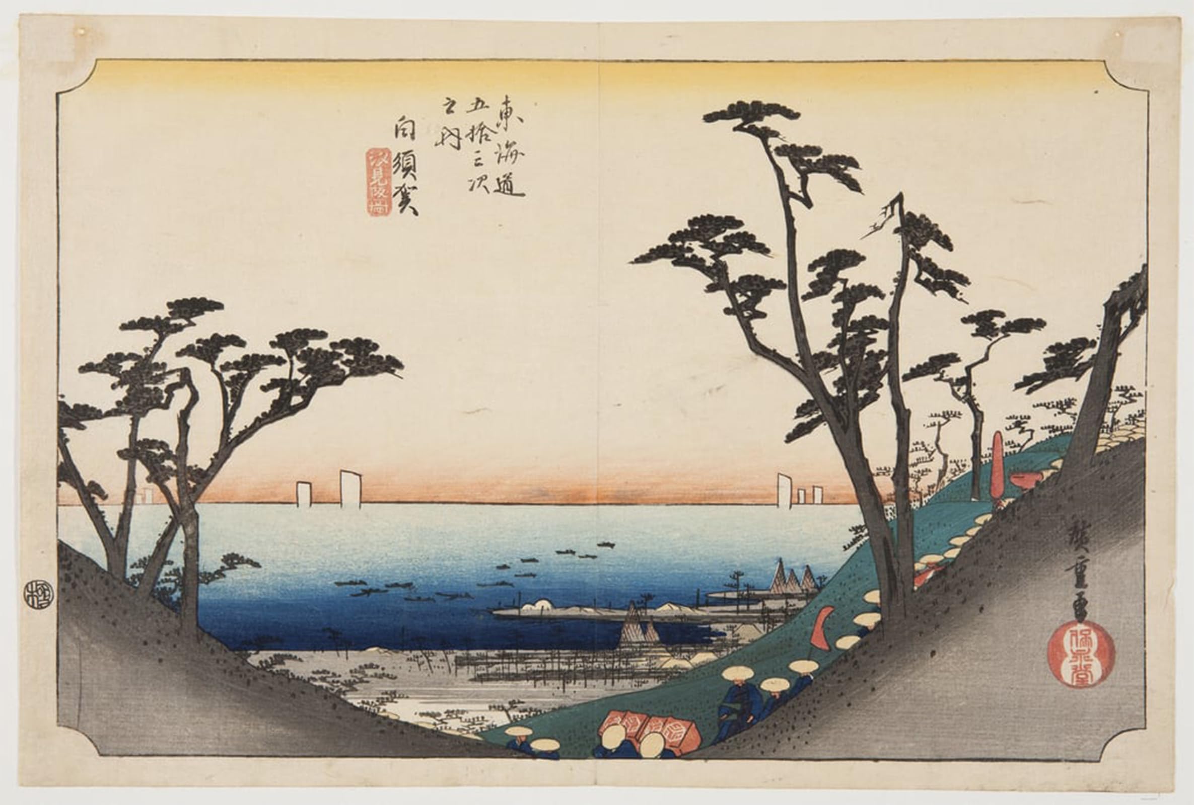 Lienzo decorativo de Hiroshige: la calma del arte japonés en tu oficina o salón 5