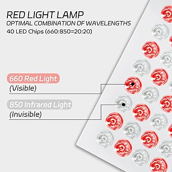 【タイマー付】近赤外線ライトパネル　660nm赤色LEDと850nm近赤外線 Amazon.co.jp: Creatrek 近赤外線ライトパネル 近赤外線LED