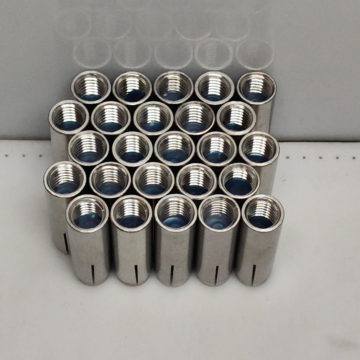 Qty 25-1/2"-13 Stainless Steel Drop In Concrete Anchors
