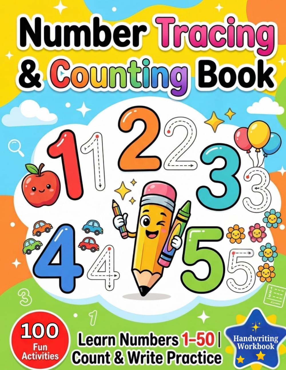 Number Tracing & Counting Book: Fun & Easy Learning
