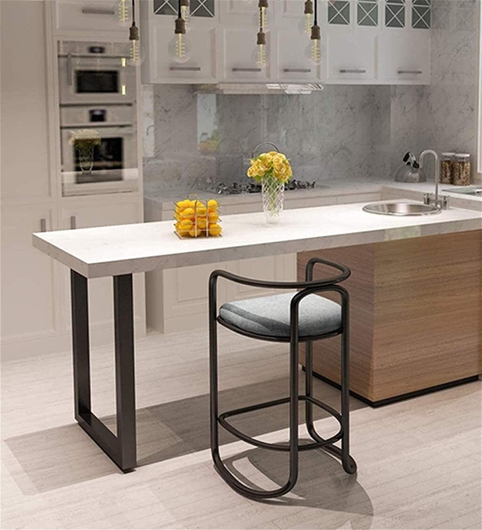 Patas Muebles 4 Patas Ajustables Para Muebles De Cocina - Altura 100-130mm (Incluye Clips De Fijación) Patas Doradas Para Muebles