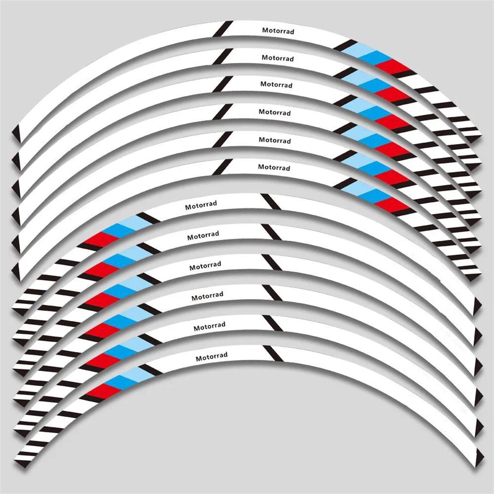 Stickers Motorcycle Wheel Stickers Reflective Rim Motorbike Waterproof Decals for F900XR F900 XR F 900 F900xr(Style 18)