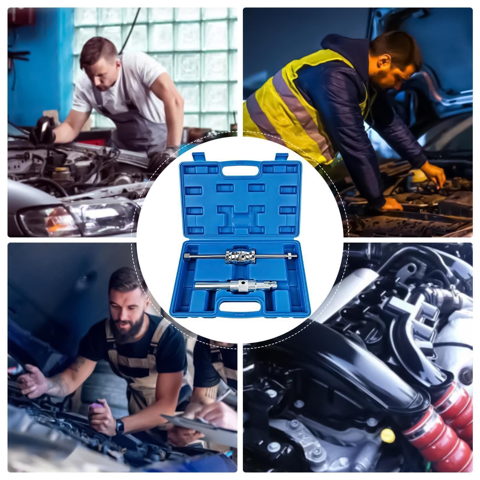 Estrattore Iniettori Installatore Per Motori Di Autovettura Antiruggine A | Attrezzo per Iniettori Benzina per Motori di Ricambio, Automotive, Casa, Officina e Garage