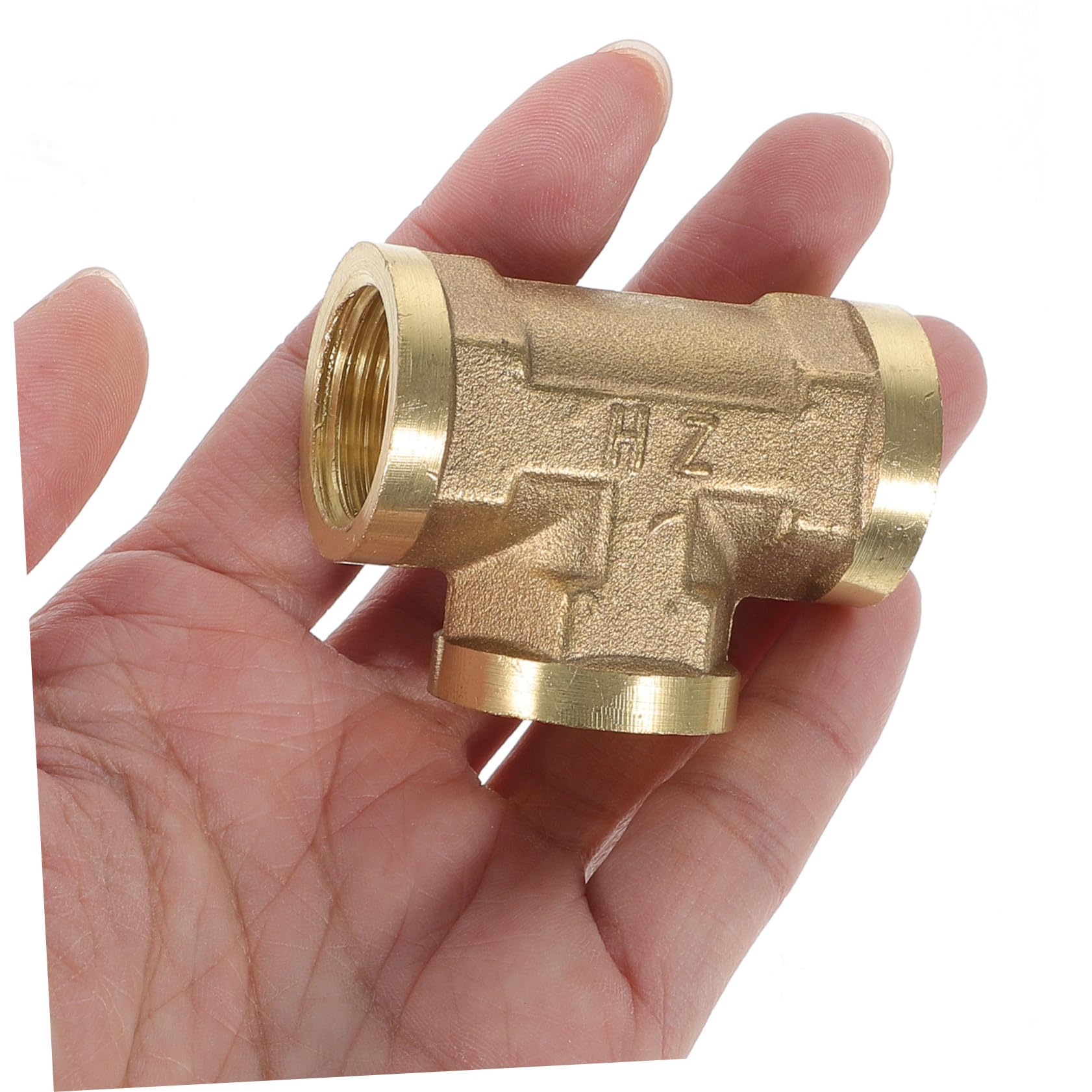 Adaptateur Raccord Tuyau de Jardin Laiton Pouce Connecteur Robuste Facile à Installer pour Raccords Flexibles et Tuyaux Coudés