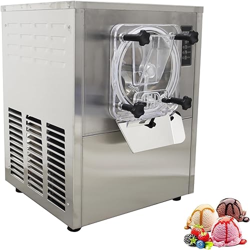 Máquina comercial de helado duro para servir helados duros de acero inoxidable con panel de operación inteligente 25-30L/H Máquina de helado