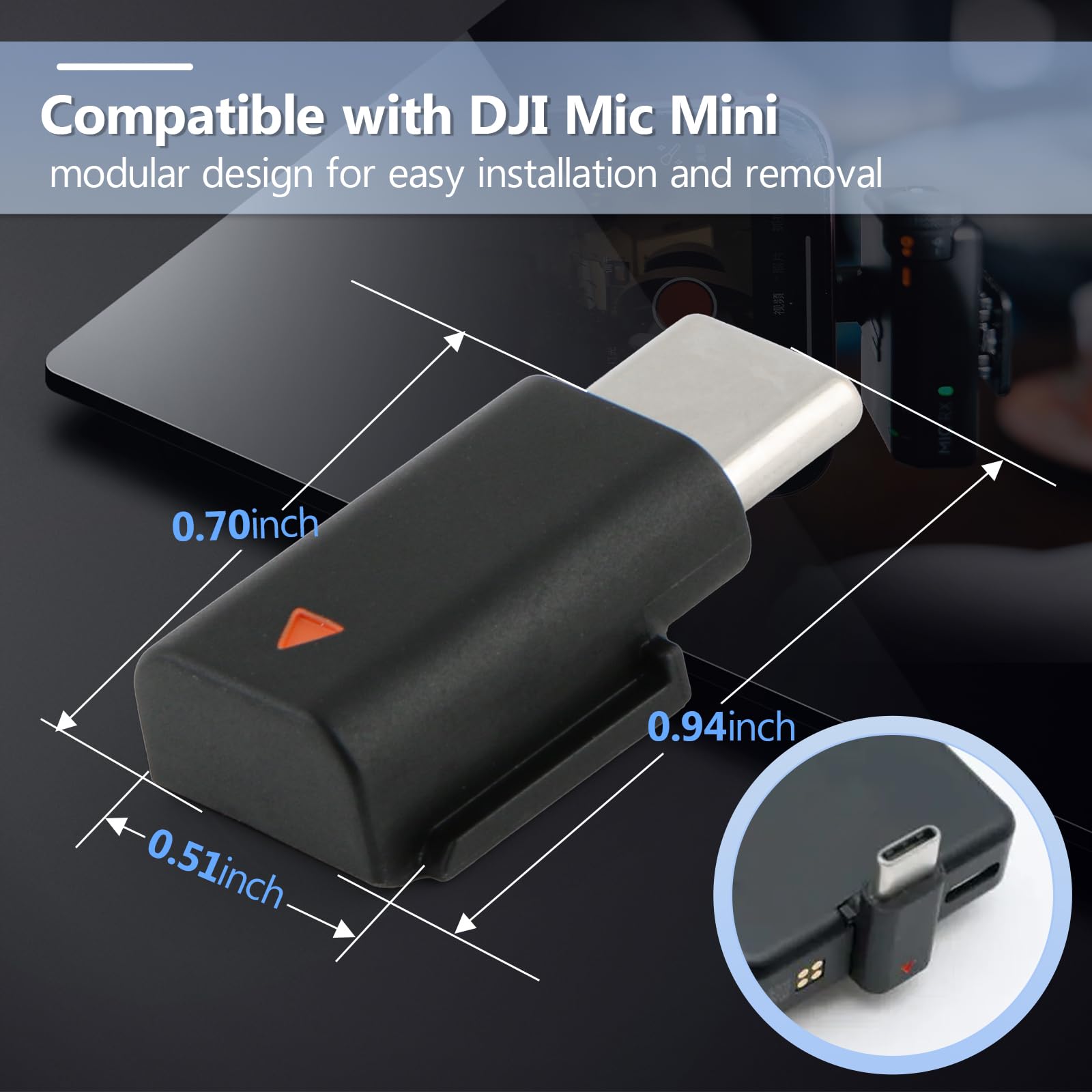 Adaptateur pour DJI Mic Mini Type-C