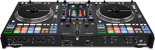 Miniatura 14 de RANE SYSTEM ONE Controlador de DJ motorizado todo en uno con sistema operativo DJ motor, mezcla perfecta en 2 cubiertas, Stems FX, Serato DJ,