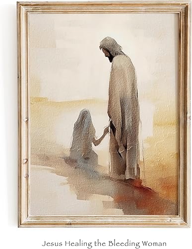 Vista 21 de Set of 4 Bible Story Wall Art, Christian Wall Art, Jesus Wall Decor, Christian Wall Decor, Scripture Wall Art, Christian Gifts for Women