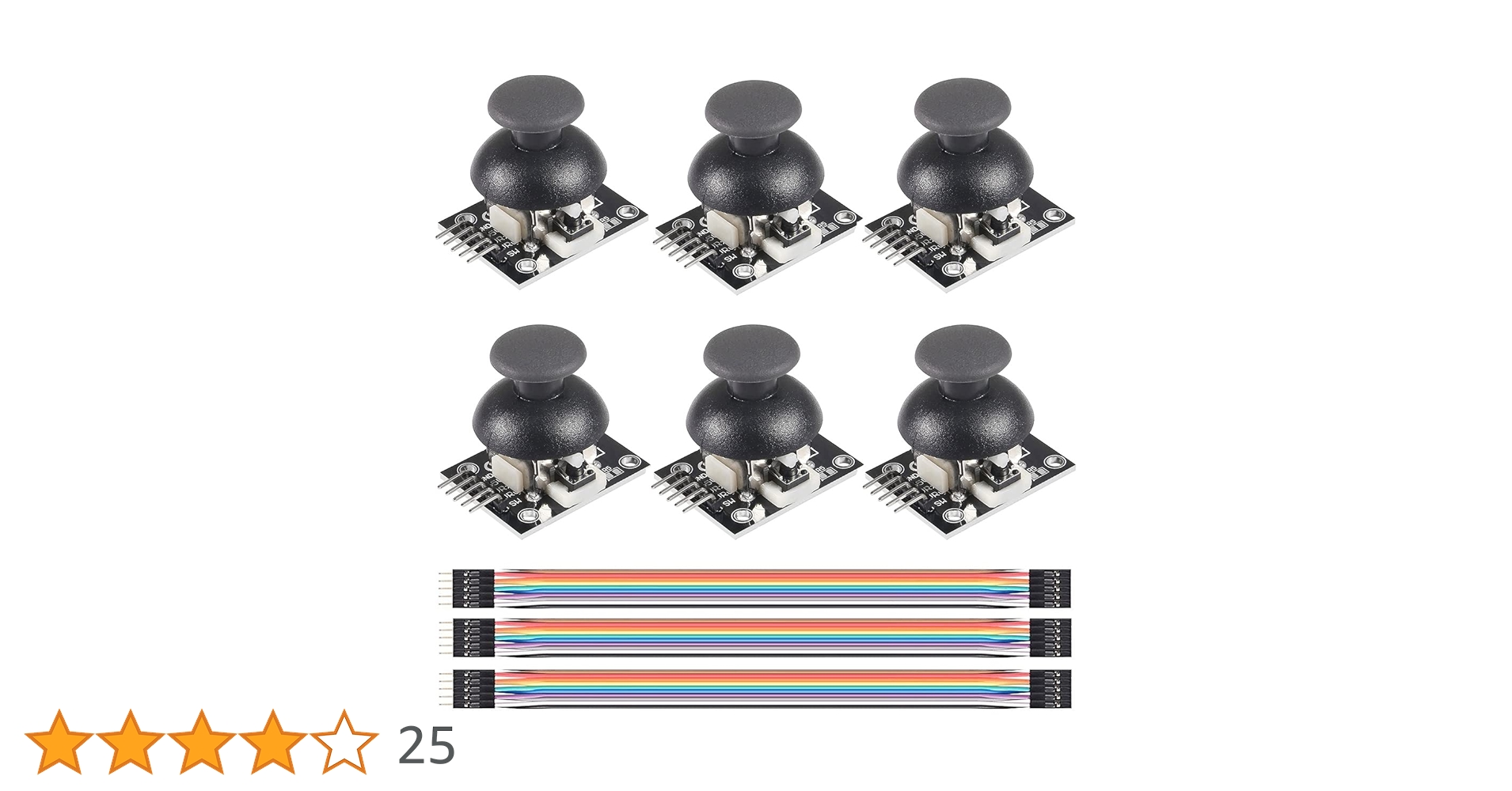 Amazon.co.jp: Youmile 6個 ジョイスティックモジュール二軸XY