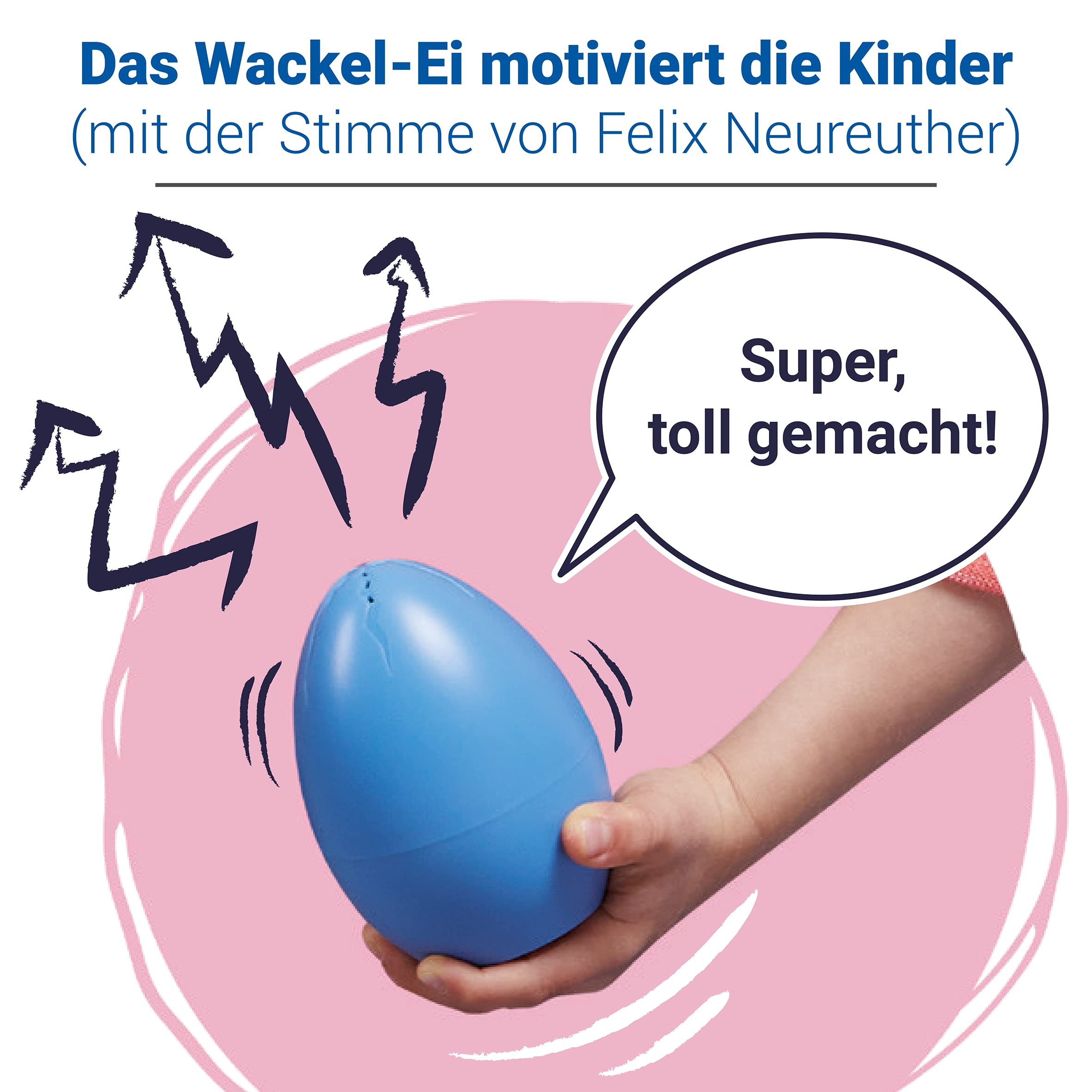Ravensburger 20931 - Felix Wackelnix Schlaues Bewegungsspiel für 1 bis 6 Kinder ab 5 Jahren entwickelt mit dem Programm Beweg Dich schlau! der Felix-Neureuther-Stiftung.