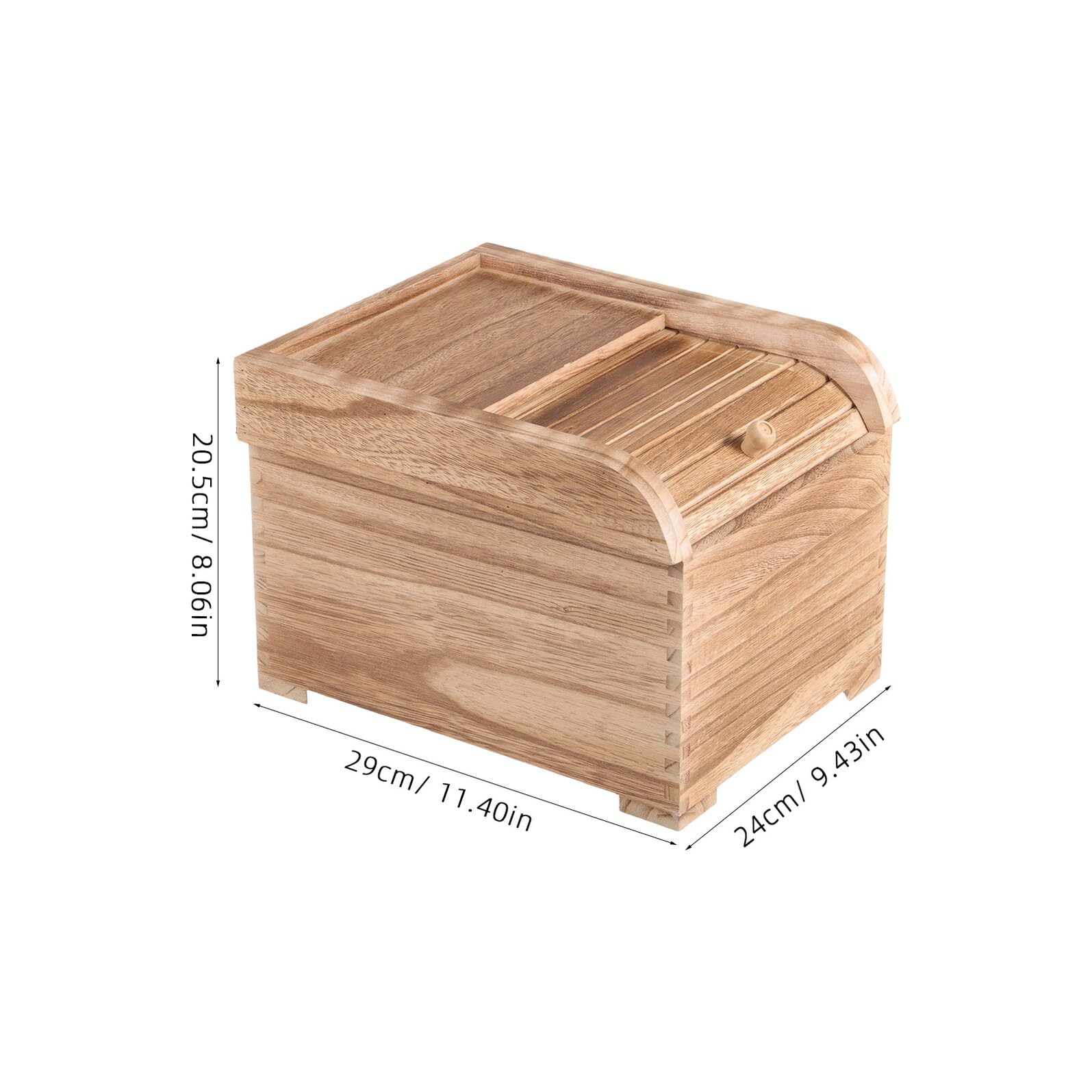 Holz Aufbewahrungsbehälter für Reis 5kg Luftdicht und Feuchtigkeitsbeständig Robuste Reiskiste für Küche und Zuhause zur Sauberen Lagerung von Getreide
