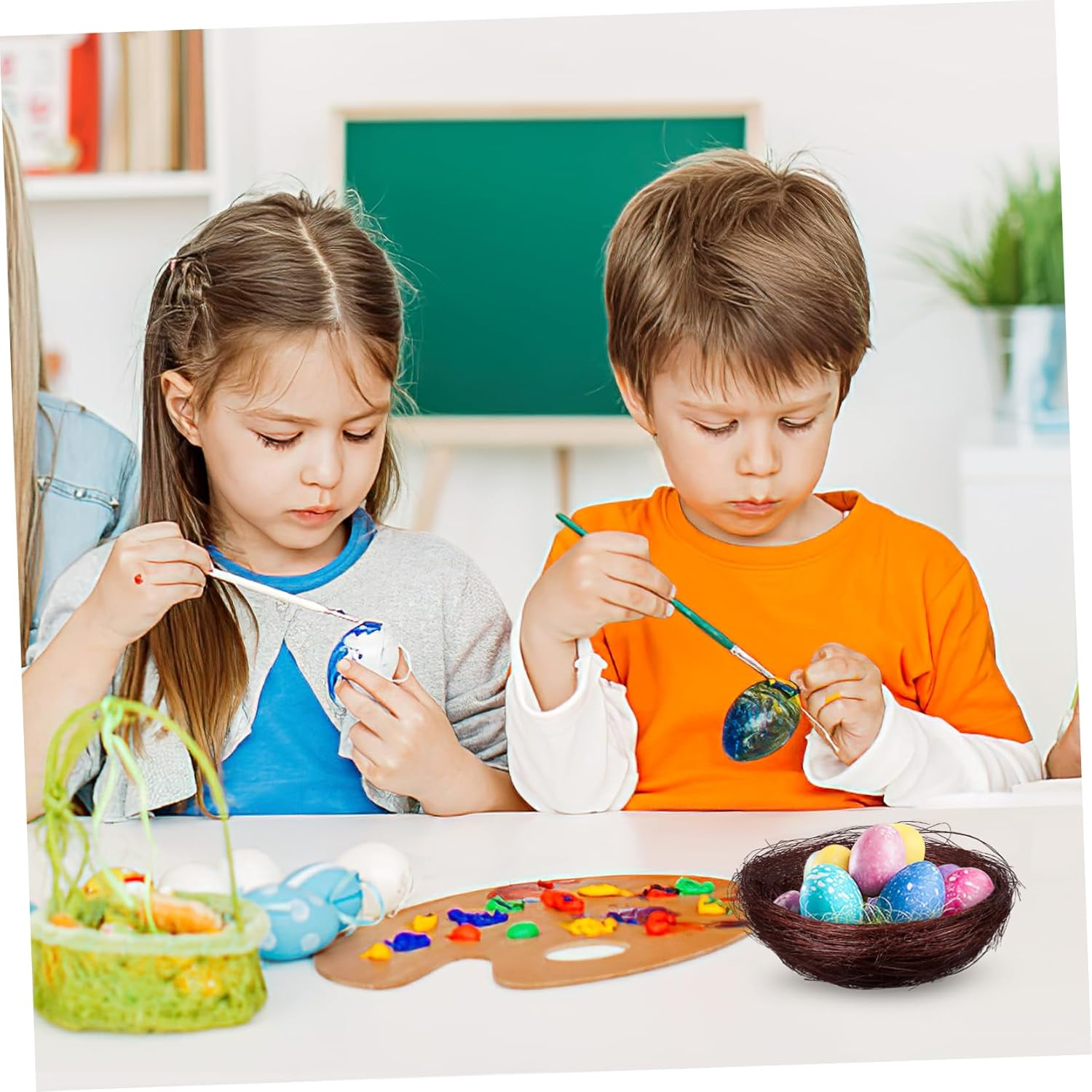 SUPVOX 80pcs Realistic Fake Bird Nests Chic Decor for Garden Birds Nest Photo Props