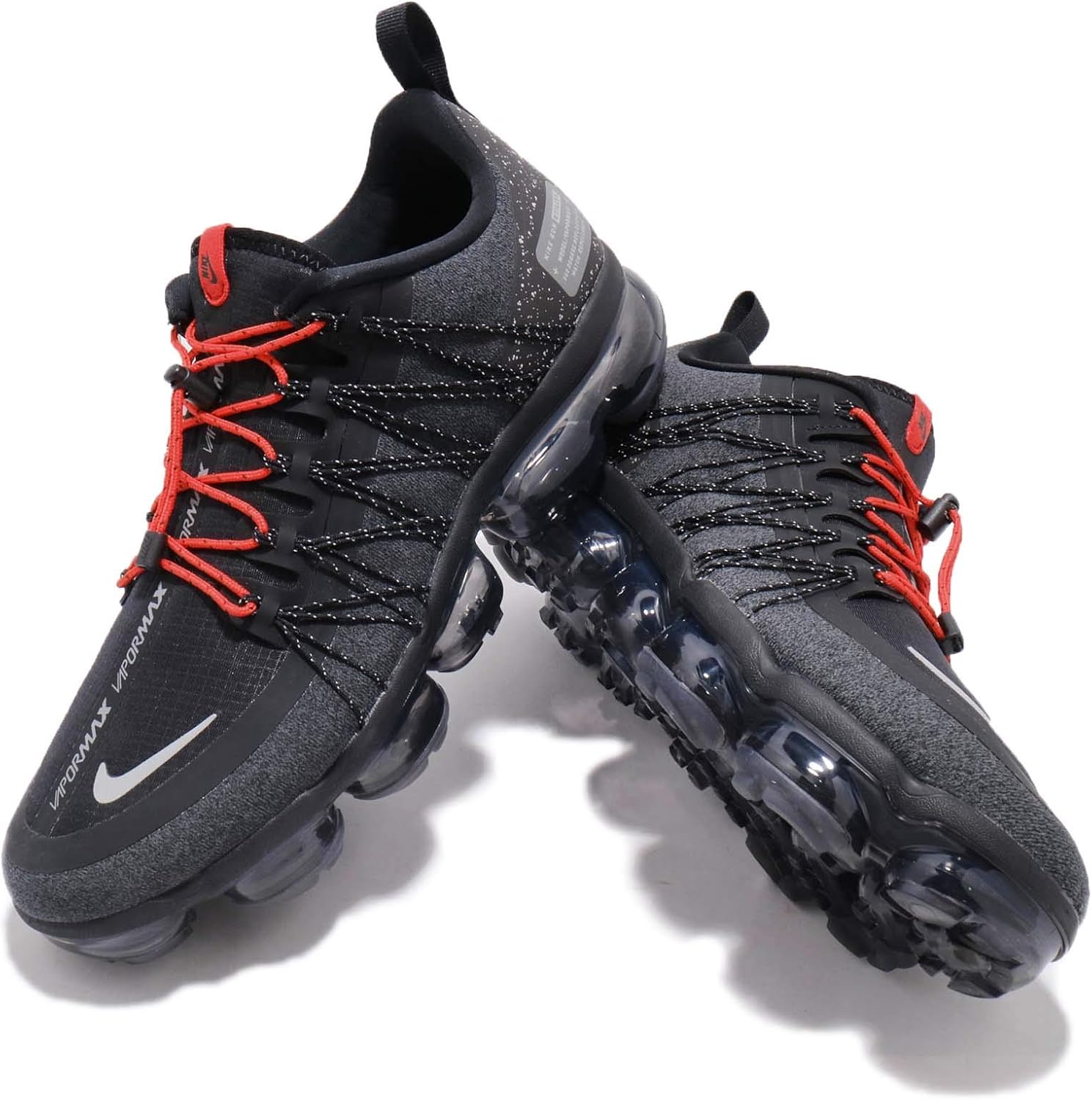 Nike Men's Air Vapormax Run Utility, Black/Reflect Silver, 8 M US