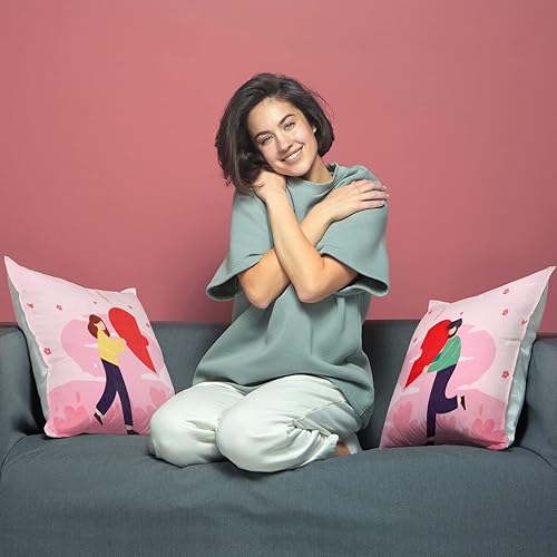 Miniatura 5 de Juego de 4 fundas de almohada de 18 x 18 pulgadas, fundas de almohada de terciopelo holandés, fundas de almohada decorativas para decoración de