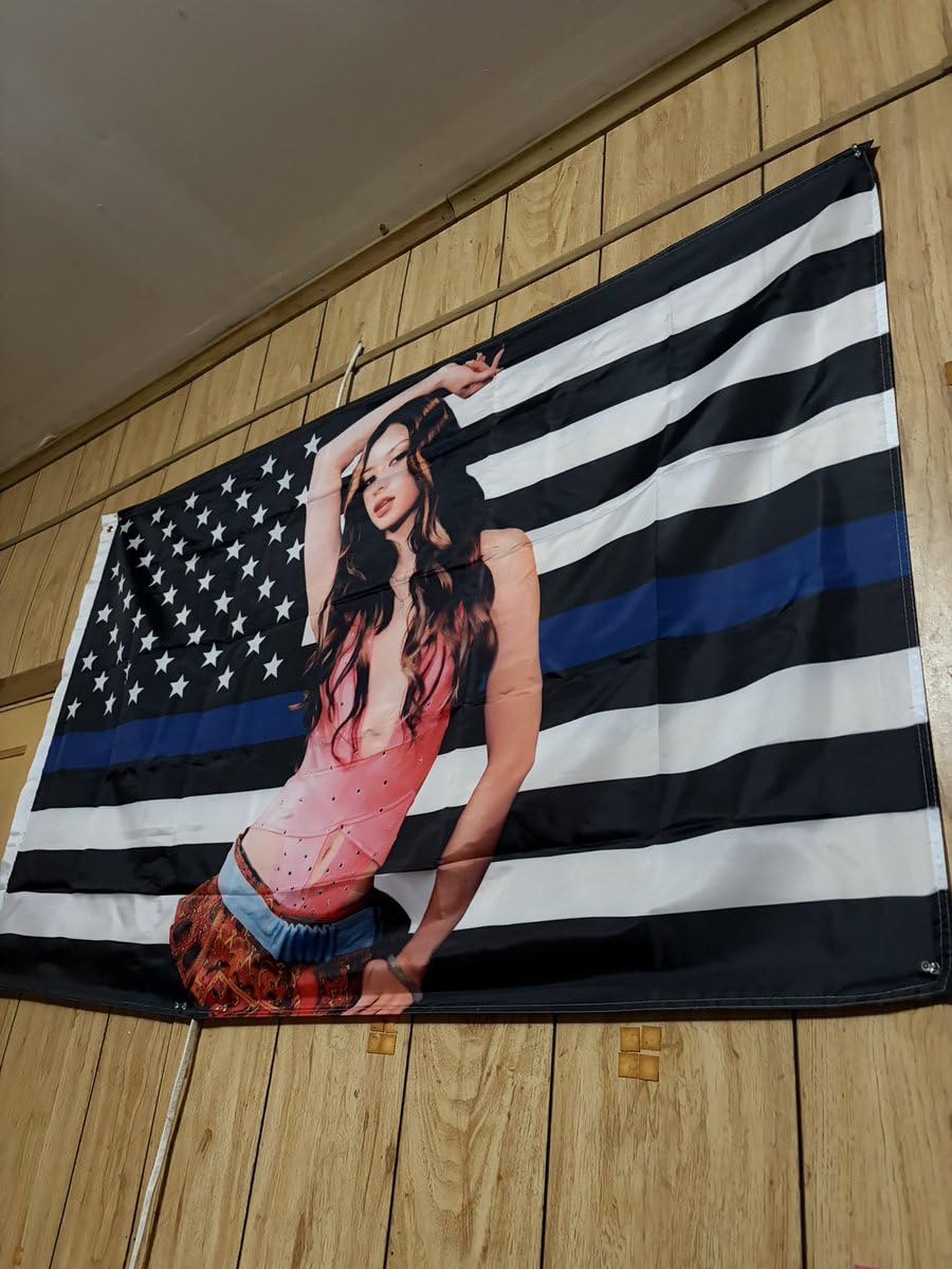 Custom American Tapestry Flag with Picture photo review