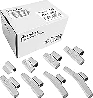 Zerint FN Style Wheel Weight Kit Grey 80pcs (5g-60g) for Japanese Alloy Wheels - Rust-Proof Zinc Coated Steel Tape