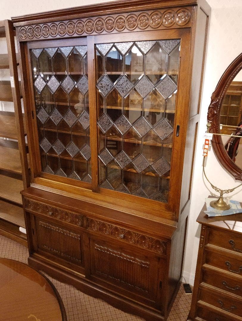 アンティーク調カップボード 全国配送設置料無料 新品 飾り棚 イギリス 英国 アンティーク調カップボード 全国 設置料 飾り棚 イギリス 英国