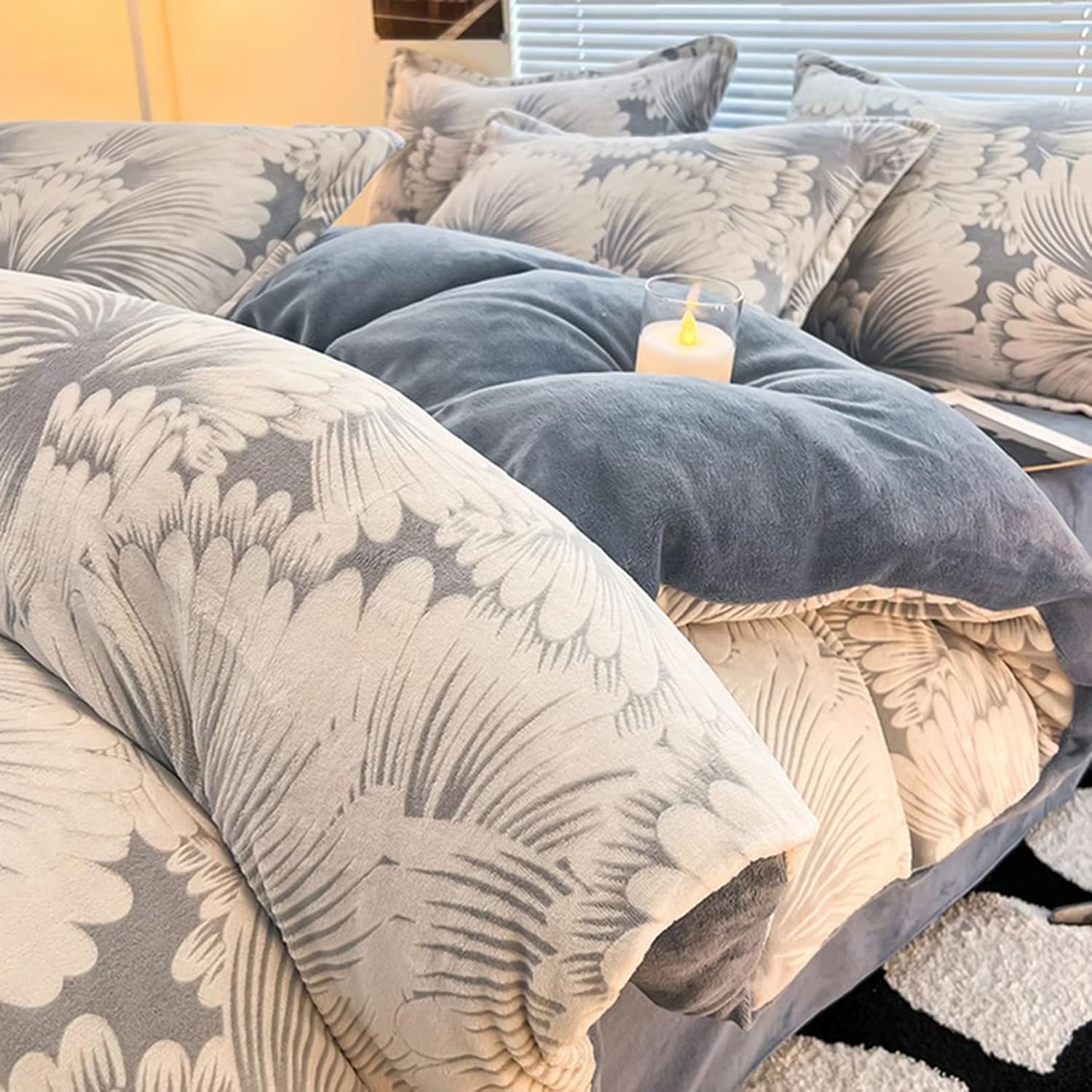 特大長方形・こたつ掛け布団・ロマンス・うす掛け・裏地マイヤー・約