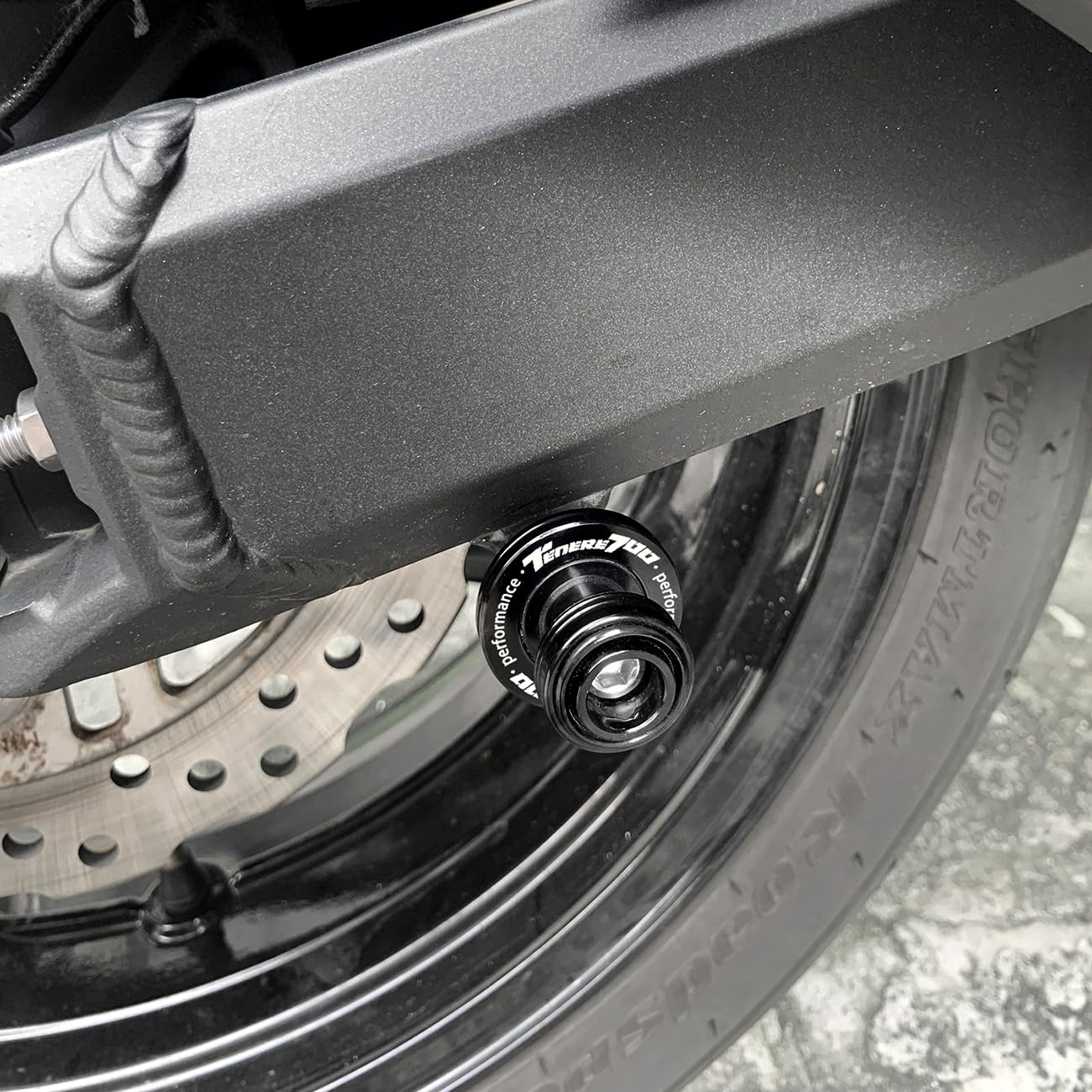 Soporte de soporte para motocicleta M6 Bobbins Soporte de montaje oscilante adecuado para Tenere700 XTZ700 T7 Rally 2019-2022 2023 2024 2025 2026 Tenere 700 Accesorios (Negro)