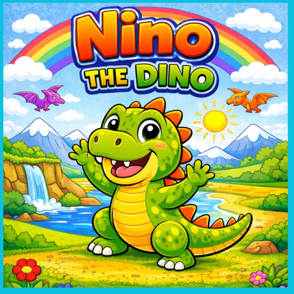 Nino the Dino: A Fun Coloring Adventure