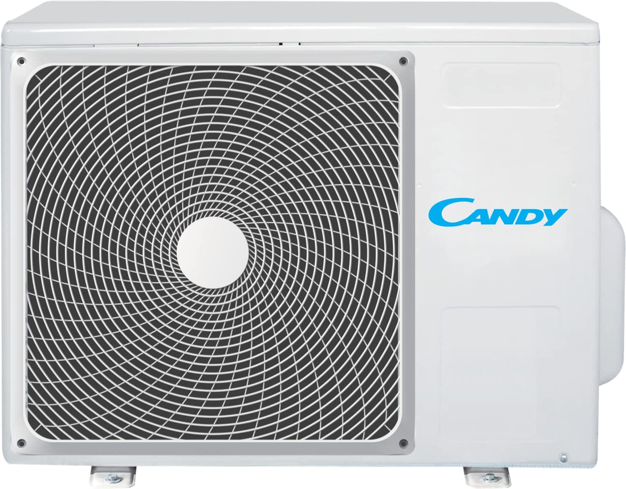 Candy, Climatiseur Smart Linea Pura, Climatiseur Dualsplit avec 1 unité extérieure et 2 internes 9000-12000 Btu, Silencieux, avec Self-Clean - Technologie d'expansion à froid et contrôle à distance
