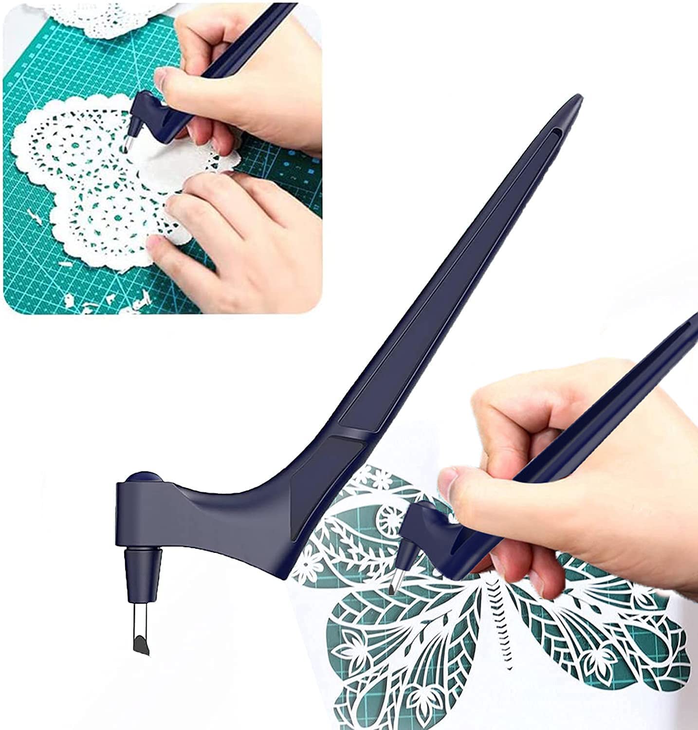 360-Degree Craft Cutting Tools Gyro-Cut Craft Cutting Tool, Precision Art Knife Cutter, Stainless Steel Craft Knives With 360-Degree Art Cutting Tool For Craft, Paper-Cutting, Stencil (1PCS)
