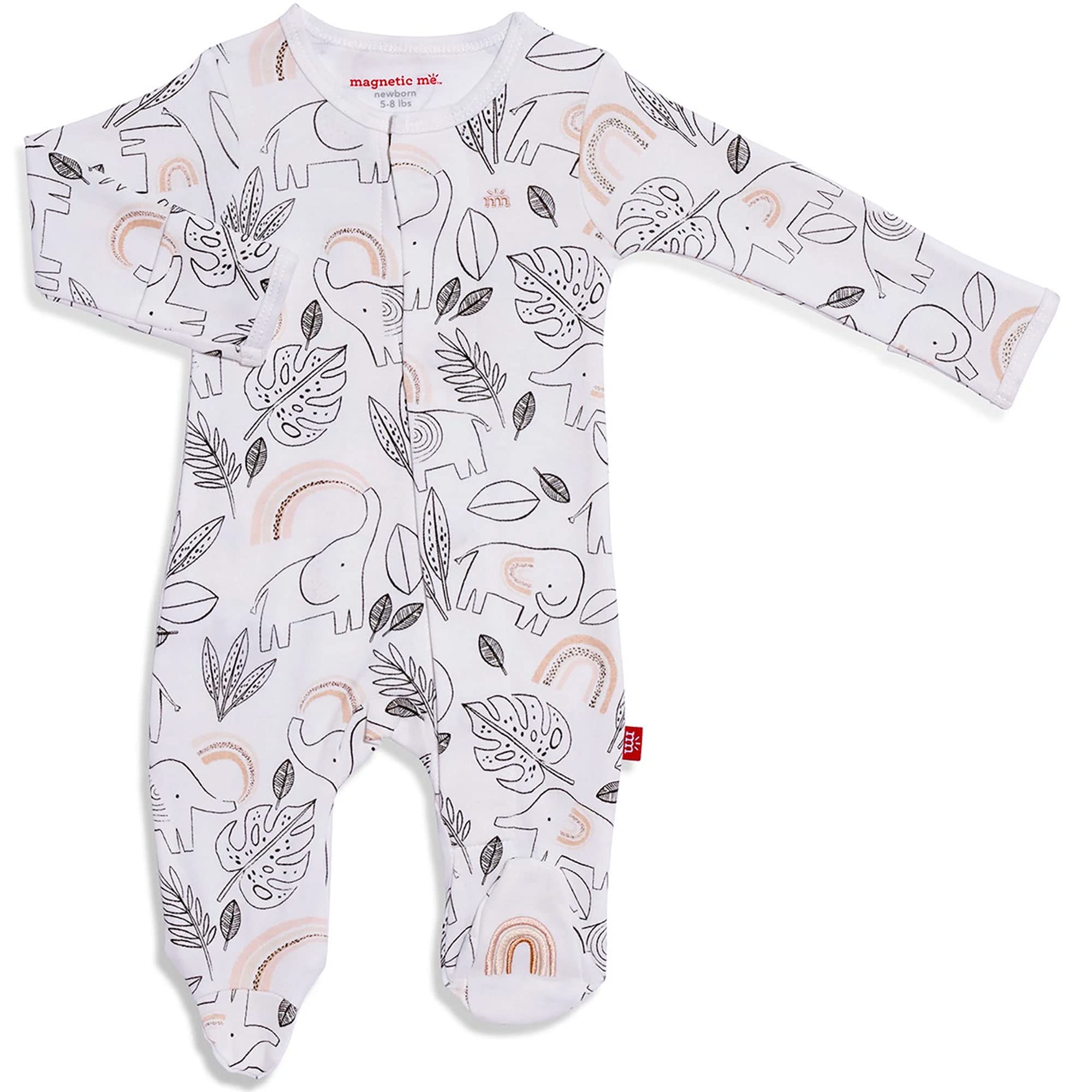 Magnetic Me baby-boys Footed Sleepwear Footed Sleepwear
