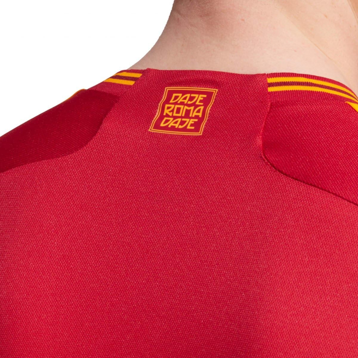 adidas AS Roma Men's Home Jersey 23/24 (US, Alpha, 3X-Large, Regular, Regular, Polyester)