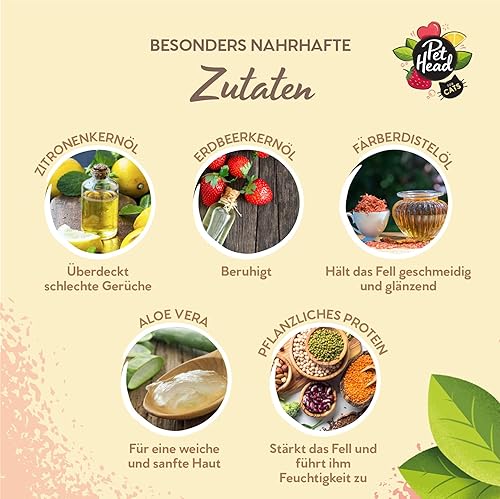 Miniatura 4 de Pet Head Felin' Good Cat Shampoo | Aroma afrutado | Champú para gatos malolientes | Nutritivo y desodorante | Vegano | Seguro para Lick | Fórmula