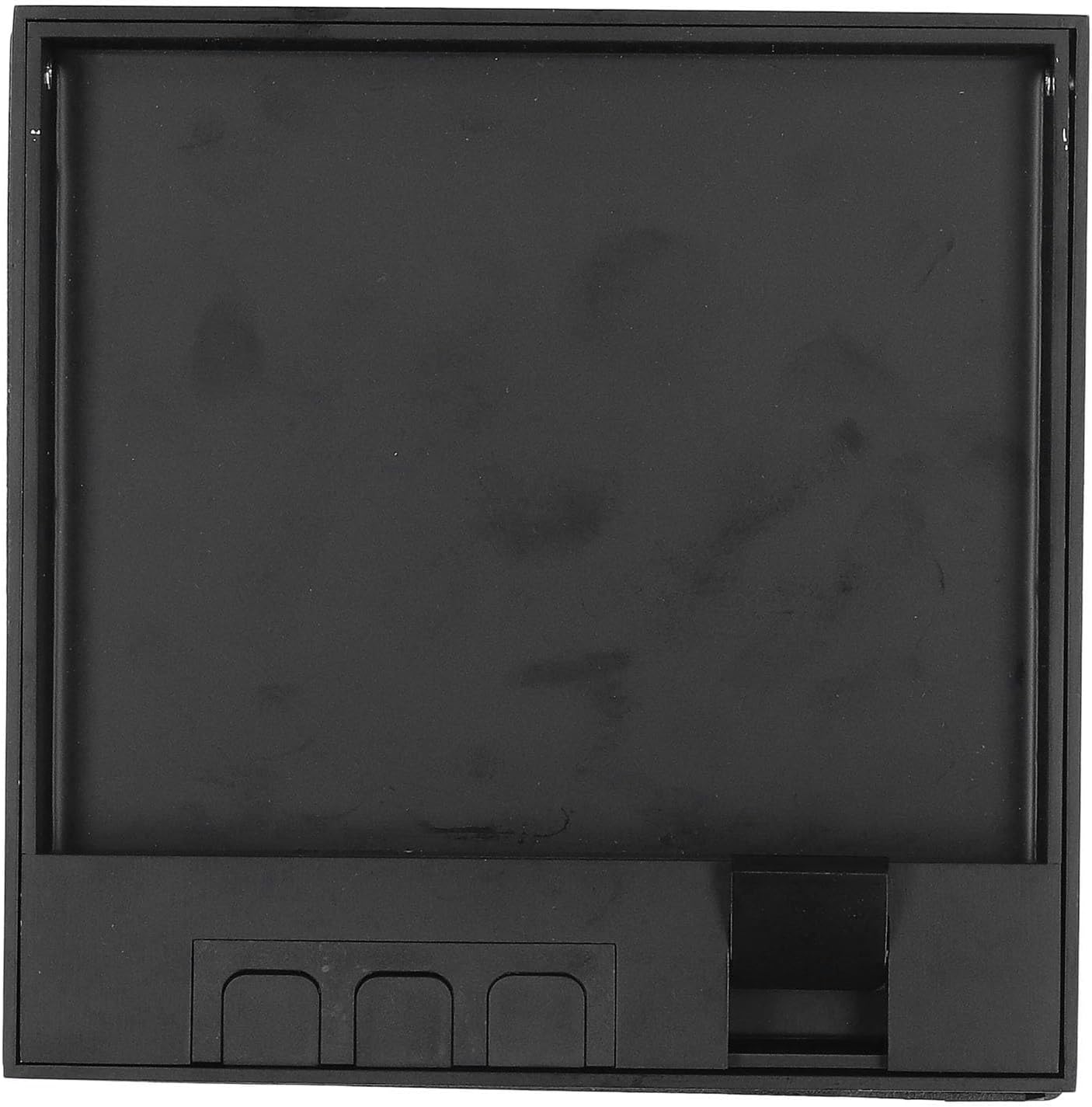 Stainless Steel Recessed Floor Outlet Box with 3 Holes 1 USB Port for Office Hotel Commercial Use
