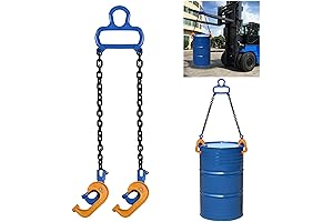 55-Gallon Barrel Clamp for Industrial Lifting