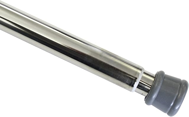 Gardinia Karnisz Metalowy, Wysuwany, Montaż Bez Śrub I Wiercenia, Średnica 23/26 Mm, Długość 125-220 Cm, Wygląd Niklu, 3555