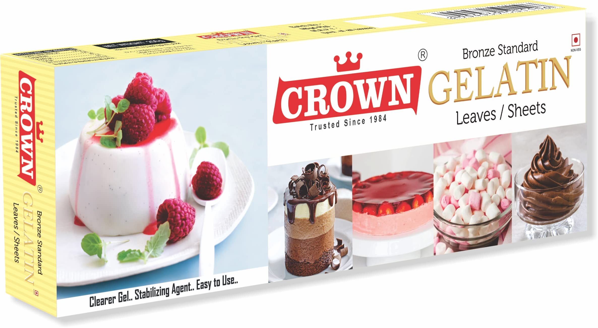 See full amazon price history chart for CROWN Gelatin Leaf/Sheets Bronze Standard 250g CROWN Gelatin Leaf/Sheets Bronze Standard 250g (B0BJL5VKK7) Amazon Price History, Amazon Price Tracker