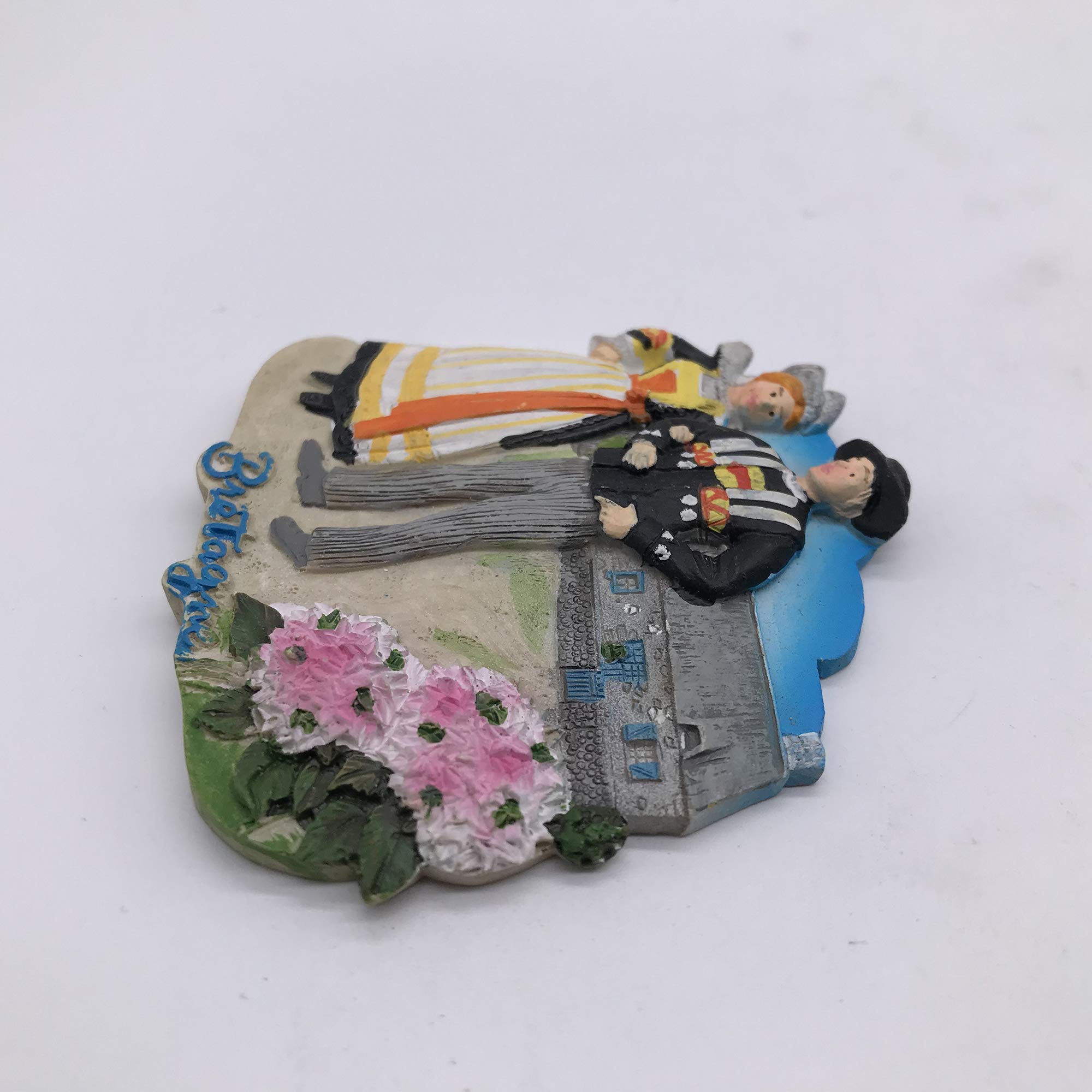 Magnete Frigorifero 3D Bretagna Francia – Souvenir In Resina Fatto A Mano, 6,5x6,5 Cm, Decorazione Casa E Cucina - 3