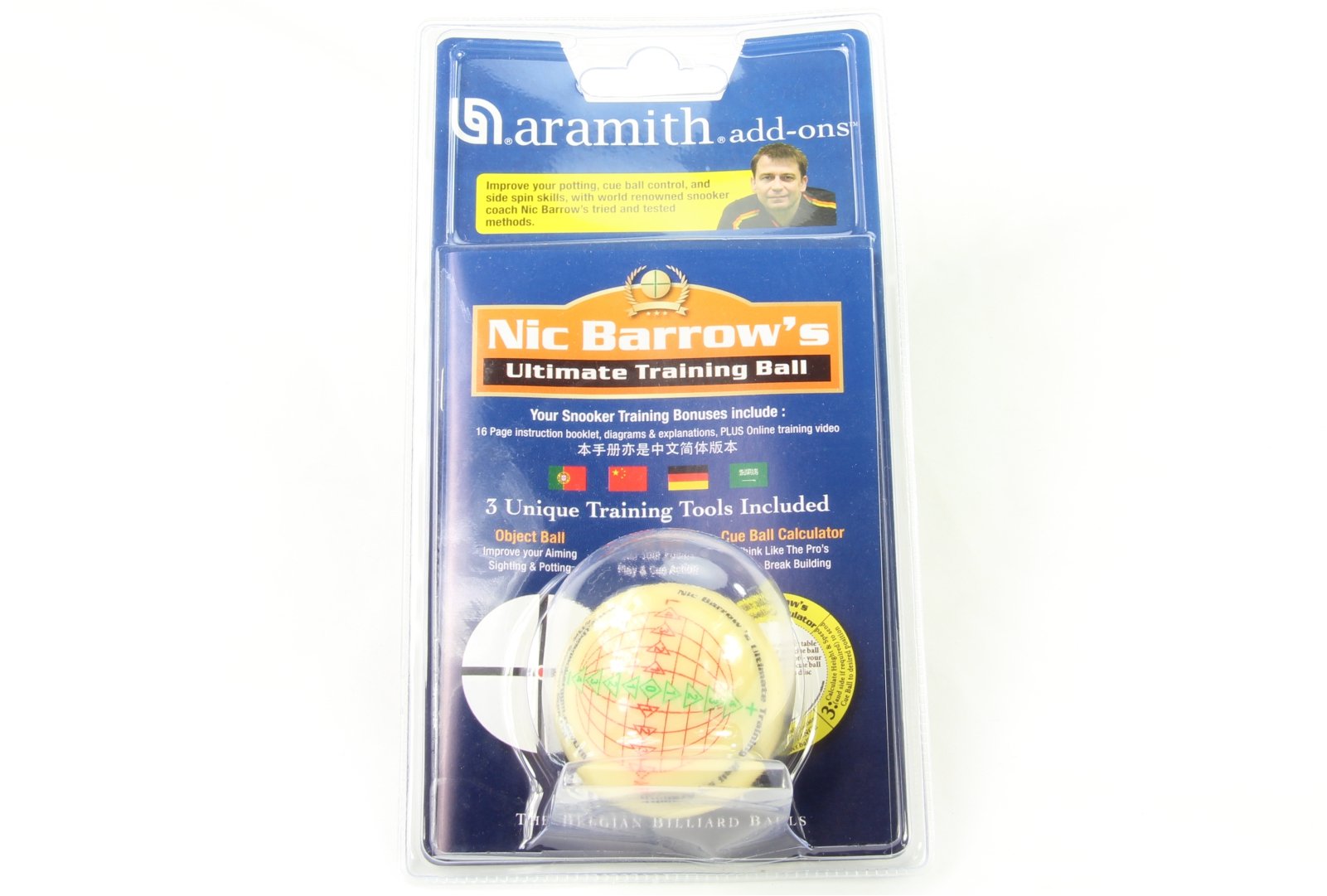 Aramith NIC Barrows Ultimate Snooker-Trainingsball