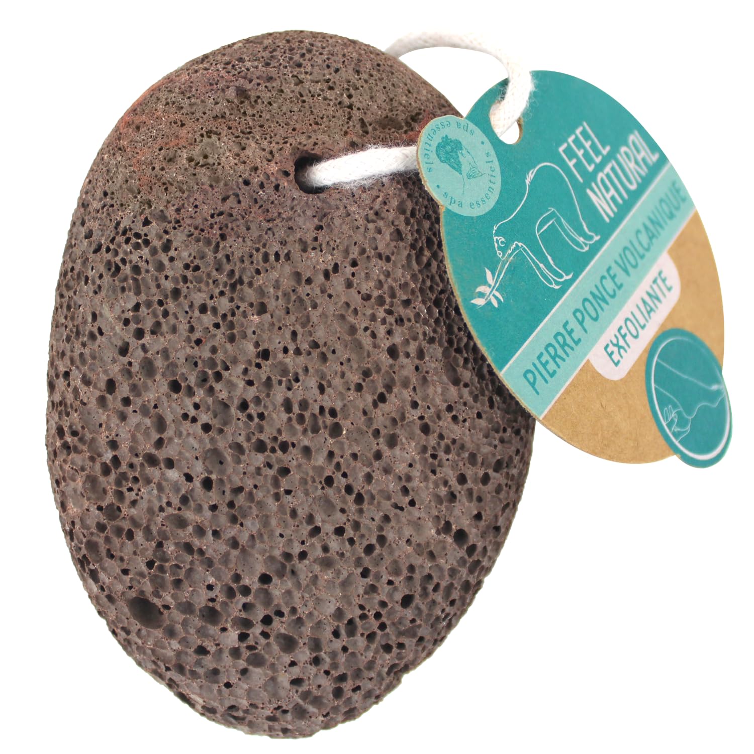 Piedra pómez volcánica exfoliante pulidora suavizante natural para pedicura 1 unidad