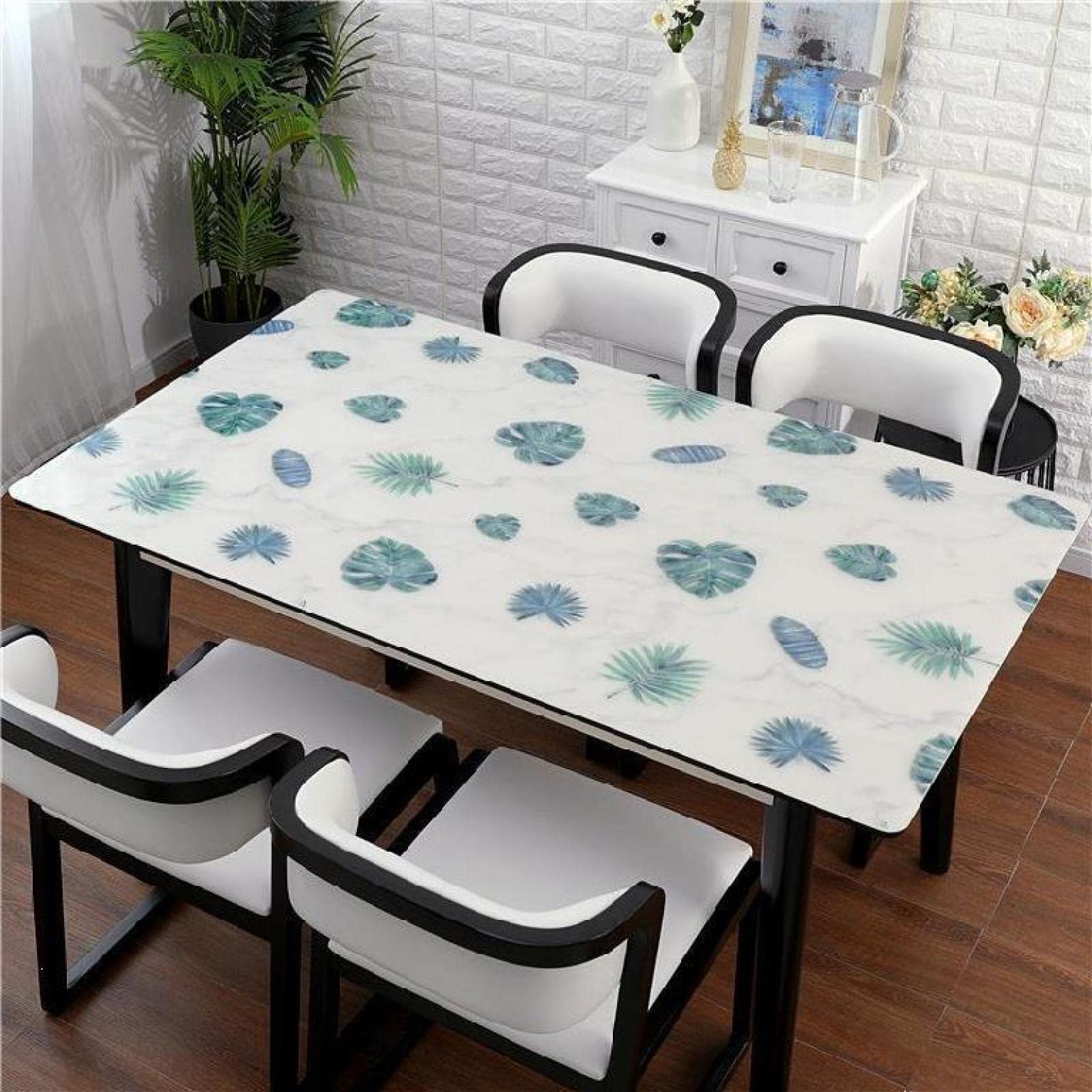 Obrus ​​Mocny Przezroczysty Plastikowy Pokrowiec Na Obrus Można Zetrzeć Wodoodporny Pvc Obrus Na Stół/Th-15/80X130Cm