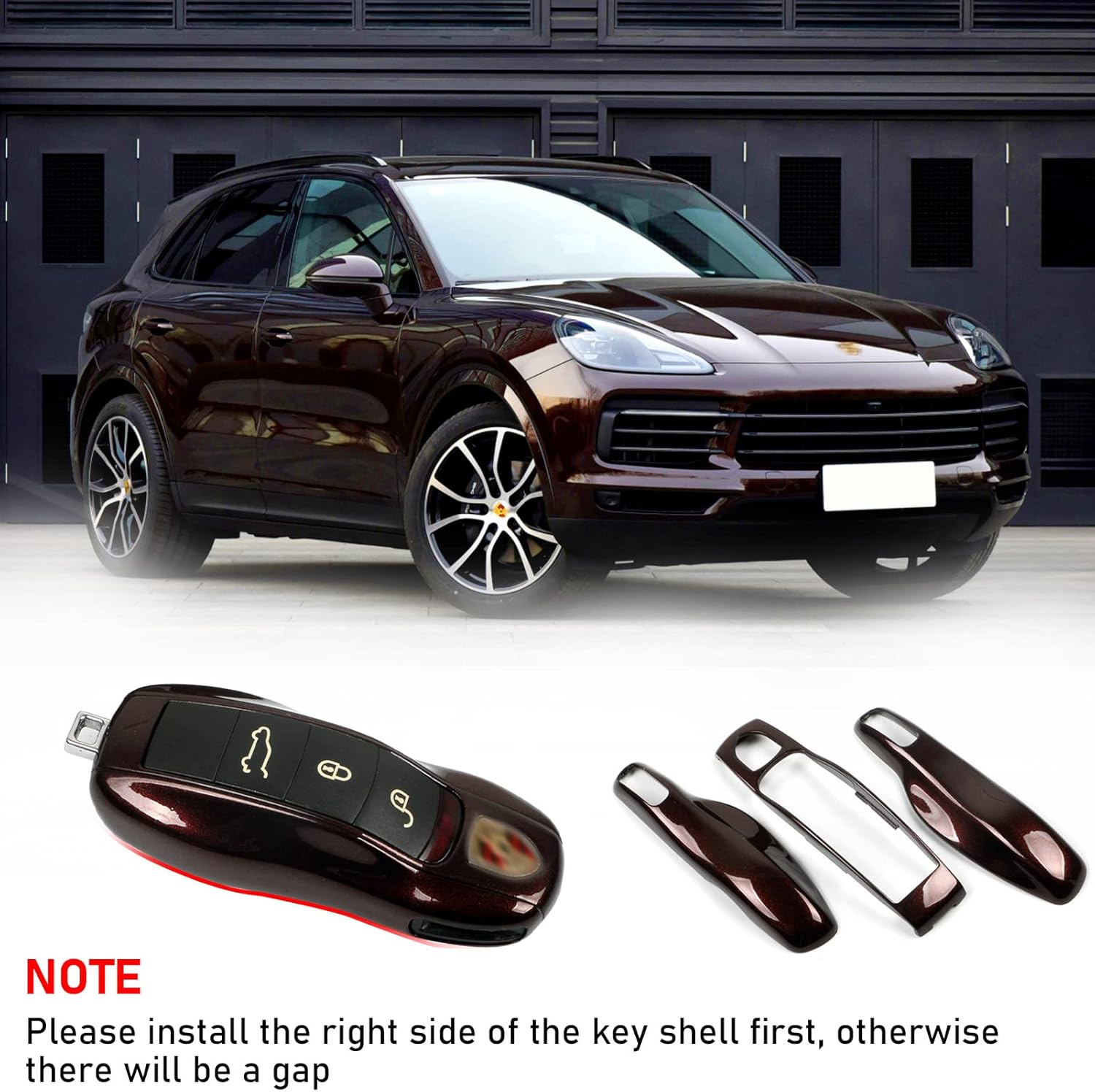 Jaronx Compatible with Porsche Key Fob Cover, Key fob Shell Cover Compatible with Porsche Cayenne Panamera Macan Cayman 911 Accessories (Amethyst Metallic) - Image 7