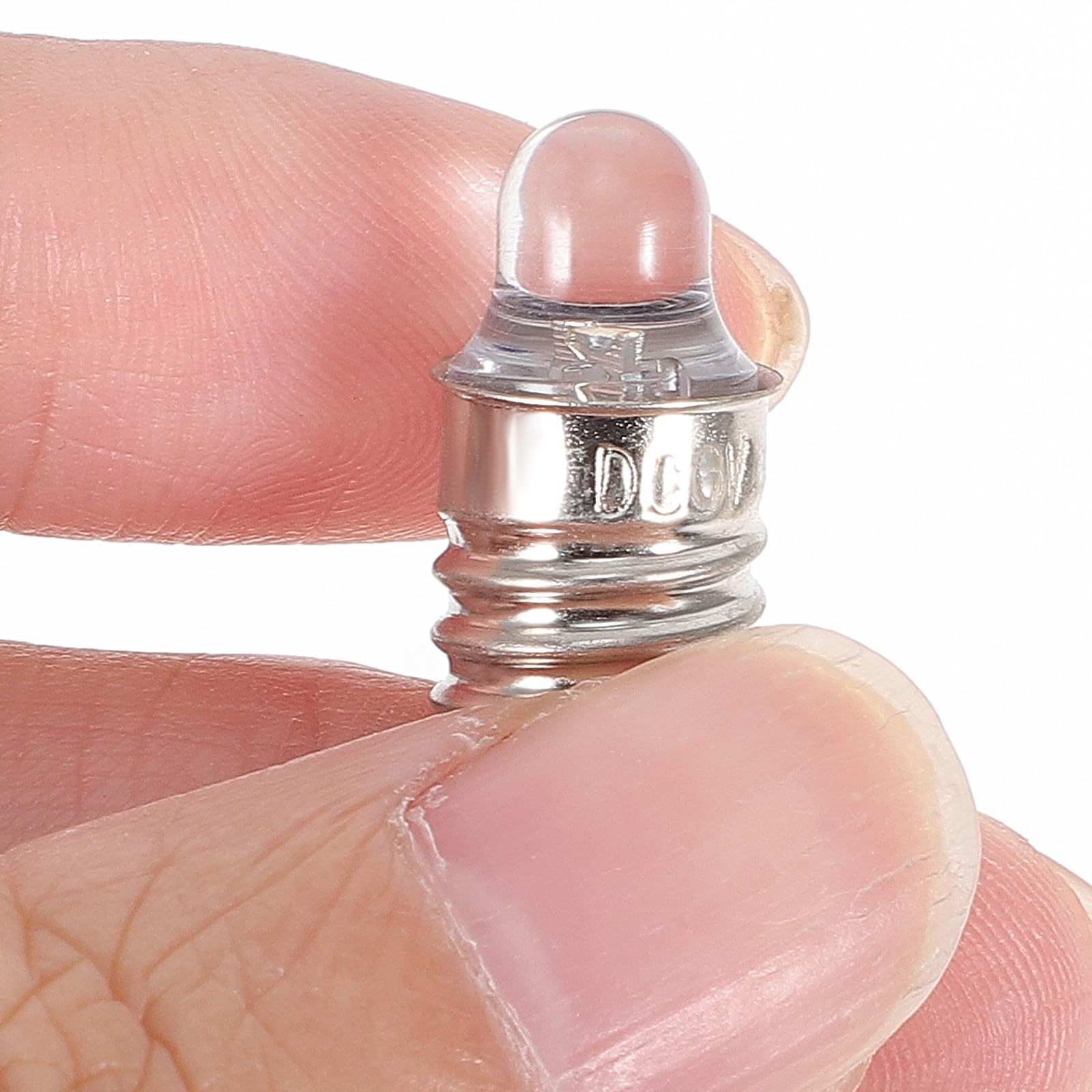 Bombillas de Repuesto LED 6v E10 para Linternas Pequeñas 2 Unidades en Vidrio y Metal Fáciles de Instalar para Camping y Uso en Casa