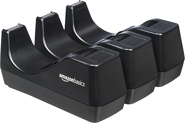 Amazon Basics Tape Dispenser | 3-Pack