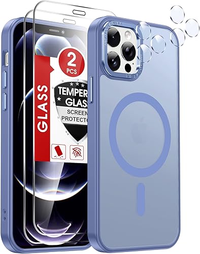 Miniatura 126 de LeYi Funda para iPhone XR: con protector de pantalla X2 + 2 funda para cámara [compatible con MagSafe] Funda protectora magnética i iphoneXR, Negro