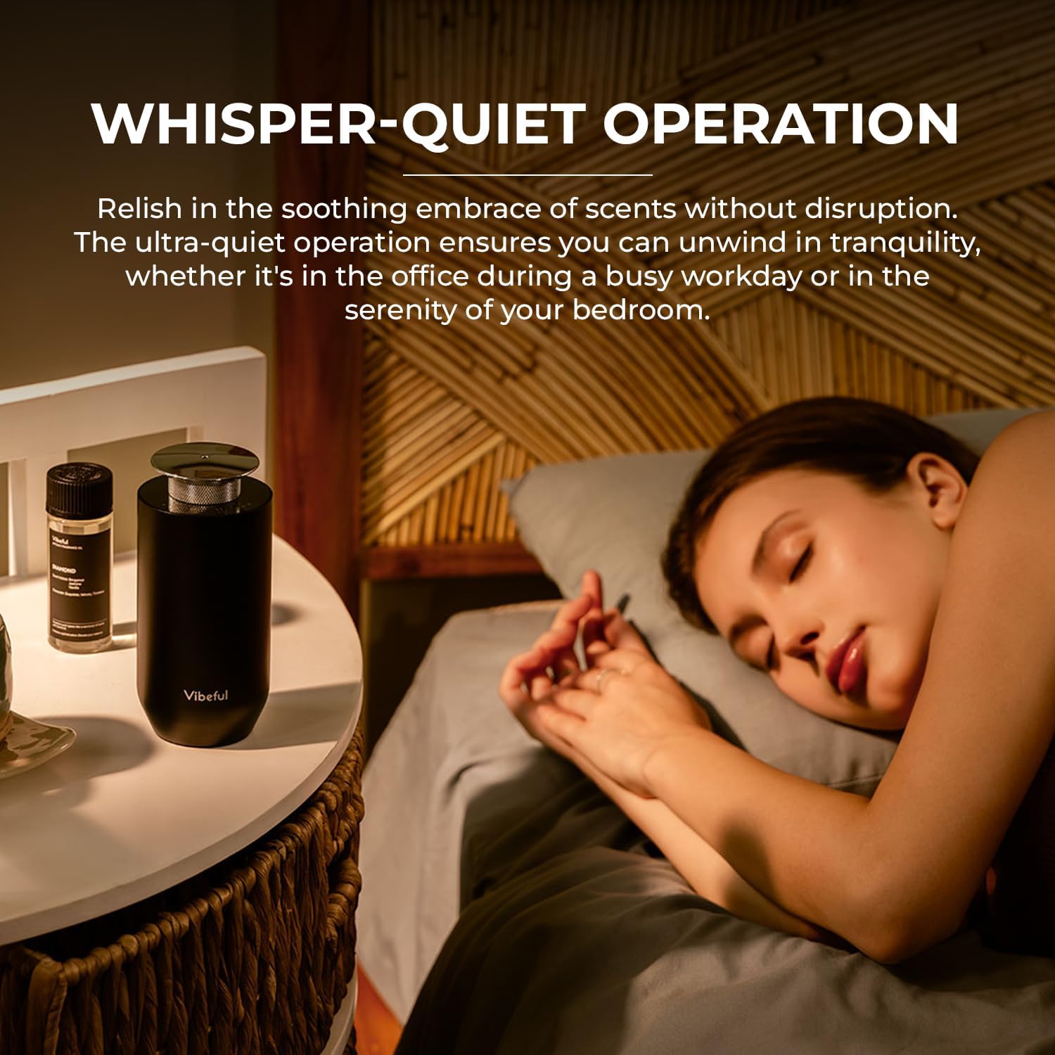 Go Waterless Fragrance Oil Diffuser, Portable Cold Air Scent Machine for Home Office & Car, Cordless Rechargeable Aviation Aluminum Aromatherapy Diffuser with 3 Intensity Levels (Black) - Image 4