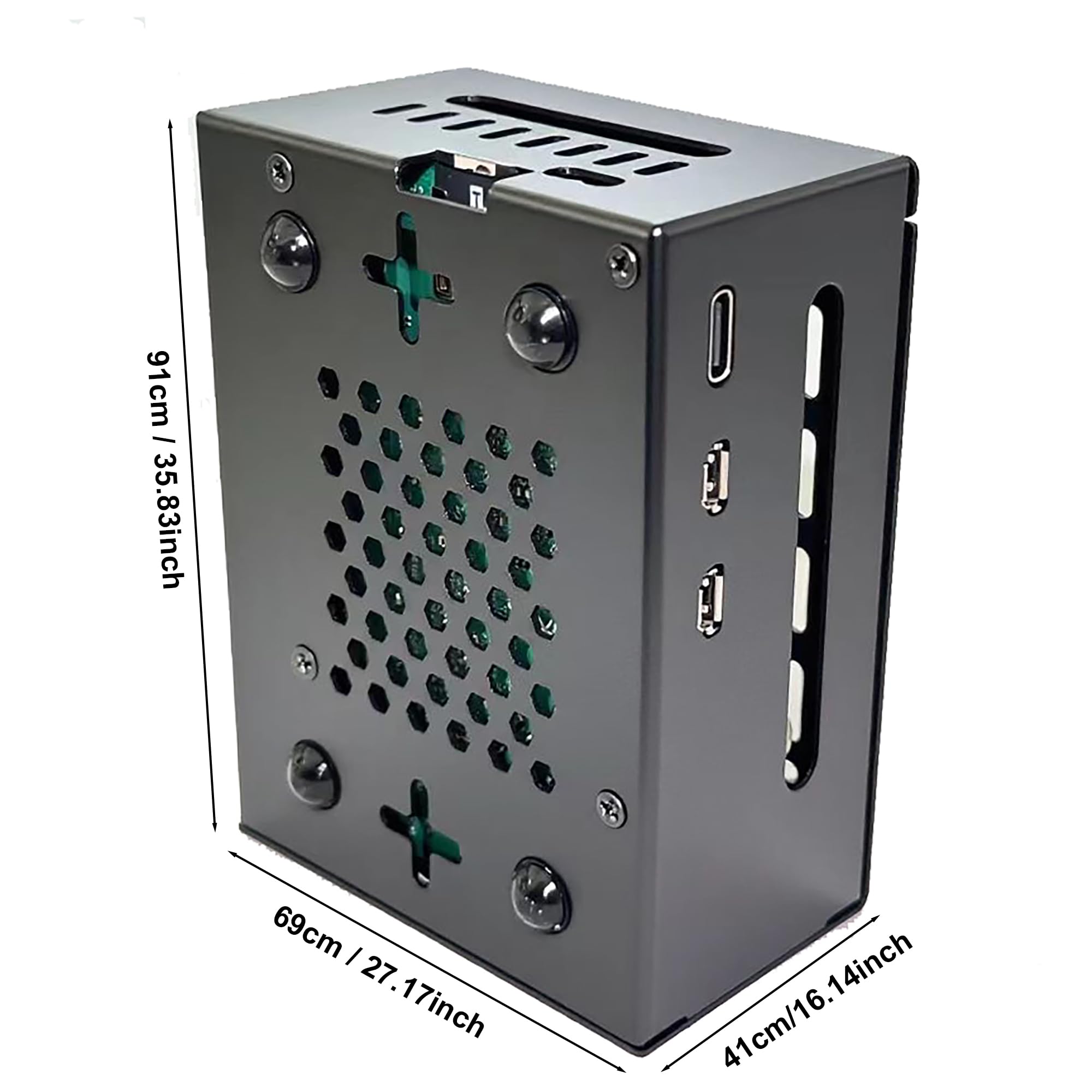 Amazon.co.jp: ICIEN Raspberry Pi 5用メタルケース PCIe M.2 Key-M