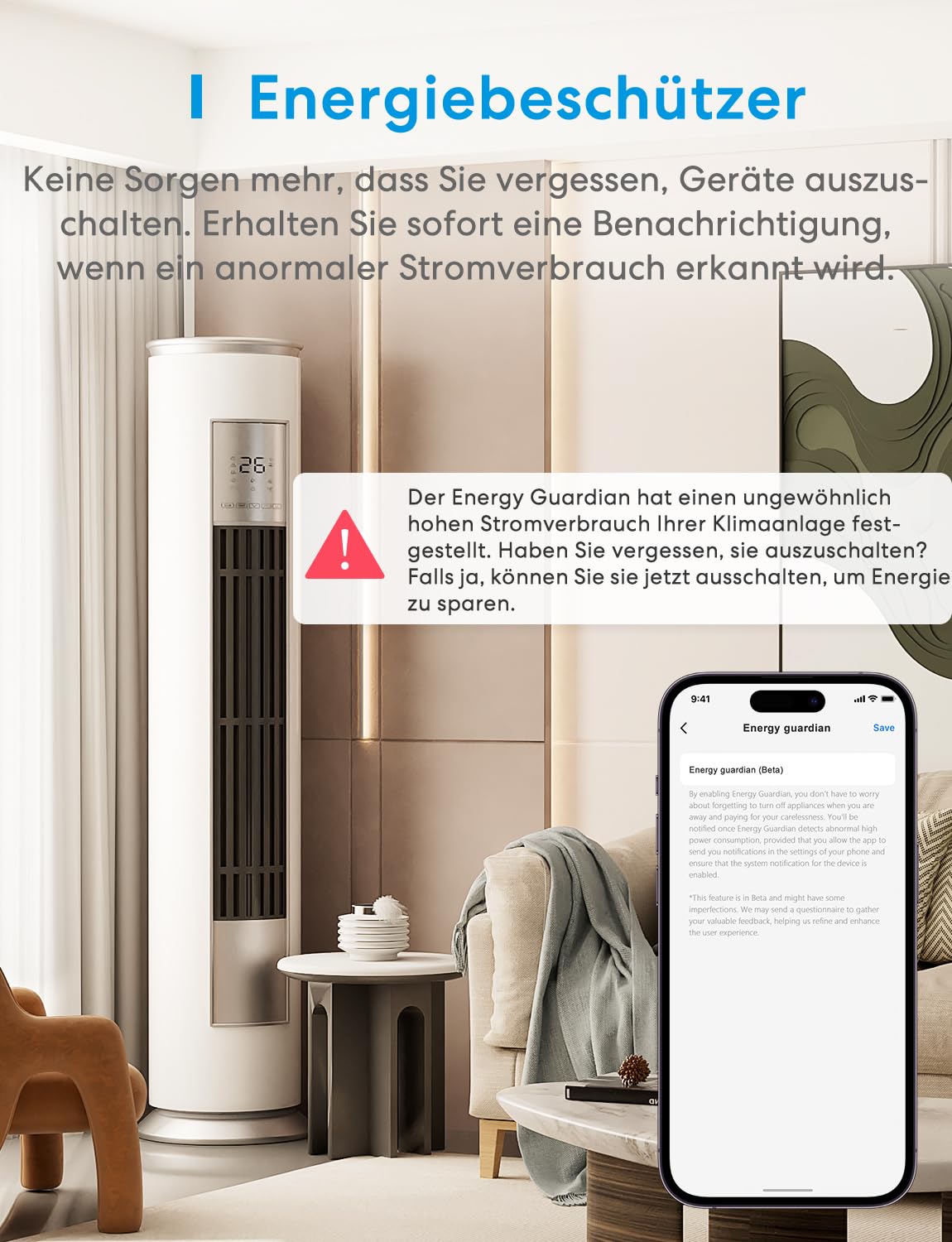 meross Matter WLAN Steckdose mit Stromverbrauch, Smart Steckdose mit Stromzähler für Balkonkraftwerk, funktioniert mit Apple Home, Home Assistant, Alexa und Google Home, Sprachsteuerung, Fernzugriff