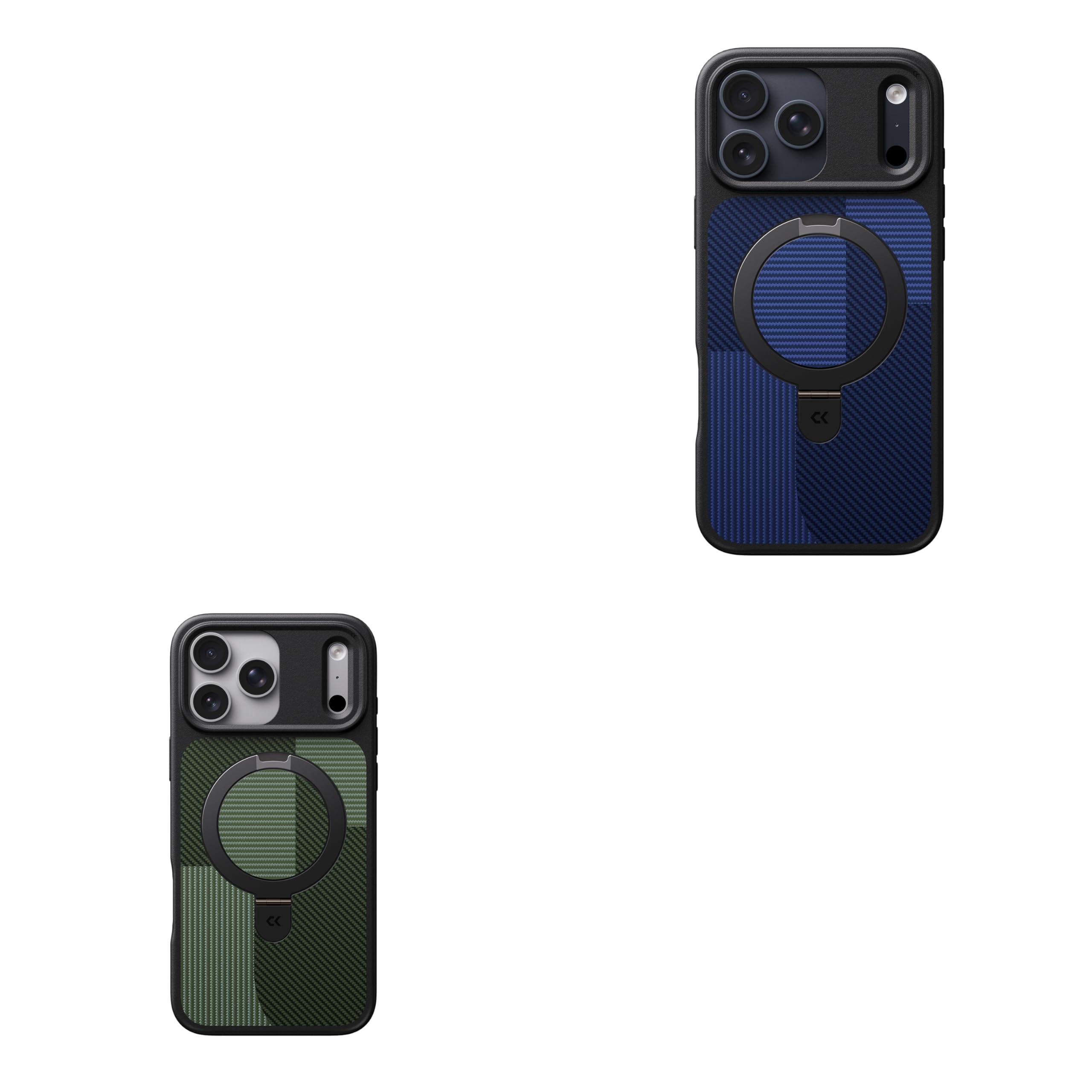 Bundle-2 Items: for iPhone 17 Pro Max Case with Ultra-Magnetic Stand [Military Drop Prote…