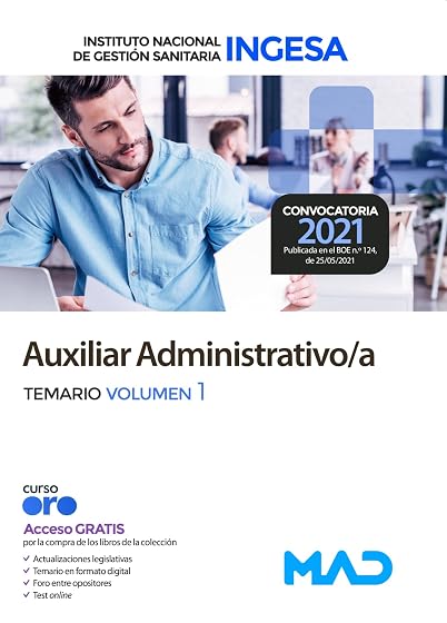 Auxiliar Administrativo del Instituto Nacional de Gestión Sanitaria . Temario volumen 1